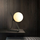 Modern Table Lamp  Glass Globe Brass Frame Design - Product detail 8