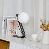 Modern Table Lamp  Glass Globe Brass Frame Design - Product detail 27