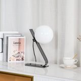 Modern Table Lamp  Glass Globe Brass Frame Design - Product detail 29