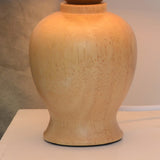 Classic Table Lamp  Natural Wood Base White Shade - Product detail 6