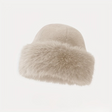 Knitted Winter Hat  Faux Fur Ear Protection - Product showcase