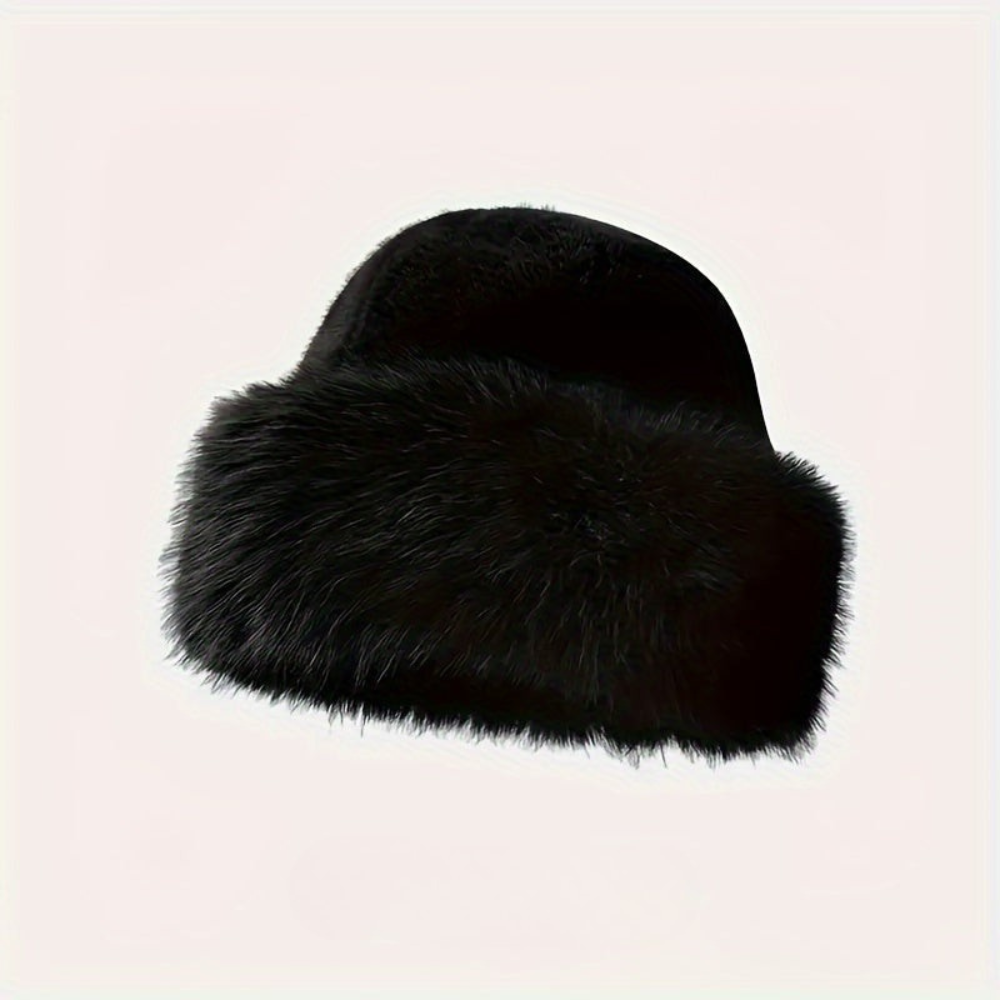 Knitted Winter Hat  Faux Fur Ear Protection - Product detail 9