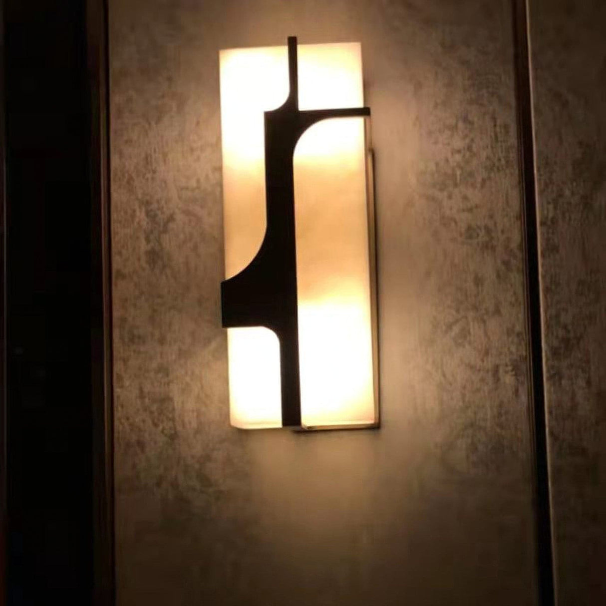 Modern Wall Sconce  Gold Frame Marble Design - Product detail 11