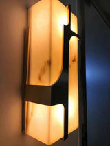 Modern Wall Sconce  Gold Frame Marble Design - Product detail 12