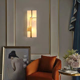 Modern Wall Sconce  Gold Frame Marble Design - Product detail 6
