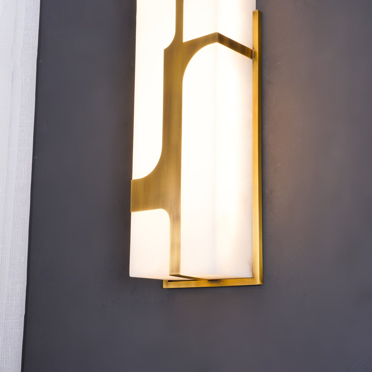 Modern Wall Sconce  Gold Frame Marble Design - Product detail 14