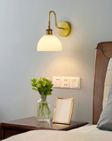 Modern Wall Sconce  Brass Finish With Glass Shade - Product detail 6