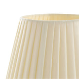 Modern Table Lamp  Brushed Metal Base With Pleated Shade - Product detail 11
