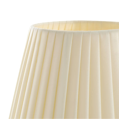 Modern Table Lamp  Brushed Metal Base With Pleated Shade - Product detail 11
