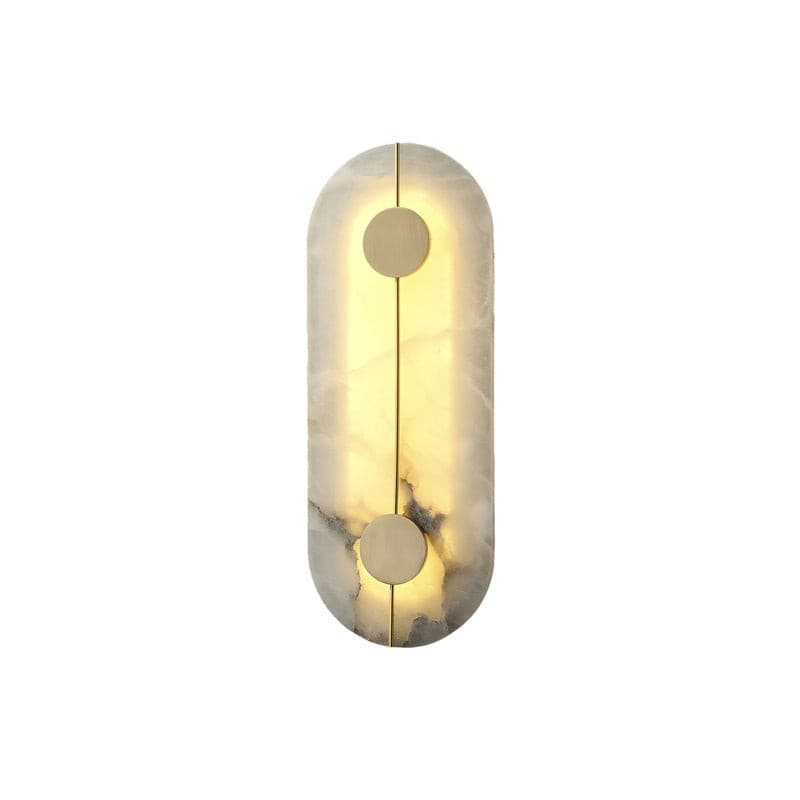 Art Deco Wall Lamp  Refined Stone  Gold Circle Design - Product detail 23