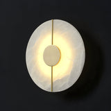 Art Deco Wall Lamp  Refined Stone  Gold Circle Design - Product detail 16