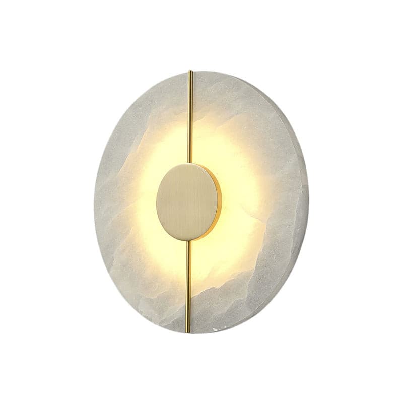 Art Deco Wall Lamp  Refined Stone  Gold Circle Design - Product detail 22