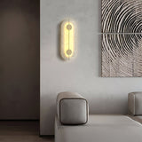 Art Deco Wall Lamp  Refined Stone  Gold Circle Design - Product detail 5
