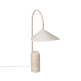 Modern Table Lamp  Black Marble Base with Curved Shade - Product detail 35