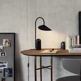 Modern Table Lamp  Black Marble Base with Curved Shade - Product detail 17