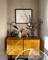 Modern Table Lamp  Black Marble Base with Curved Shade - Product detail 22