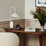 Modern Table Lamp  Black Marble Base with Curved Shade - Product detail 18
