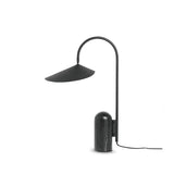 Modern Table Lamp  Black Marble Base with Curved Shade - Product detail 38