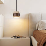 Modern Pendant Light  Travertine Wood Layered Design - Product detail 5