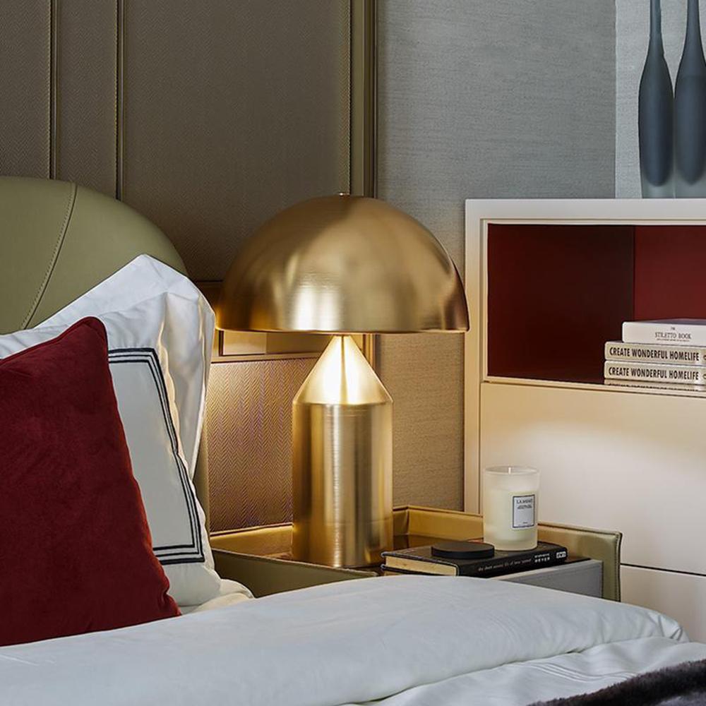 Modern Table Lamp  Geometric Metal Dome Design - Product detail 11
