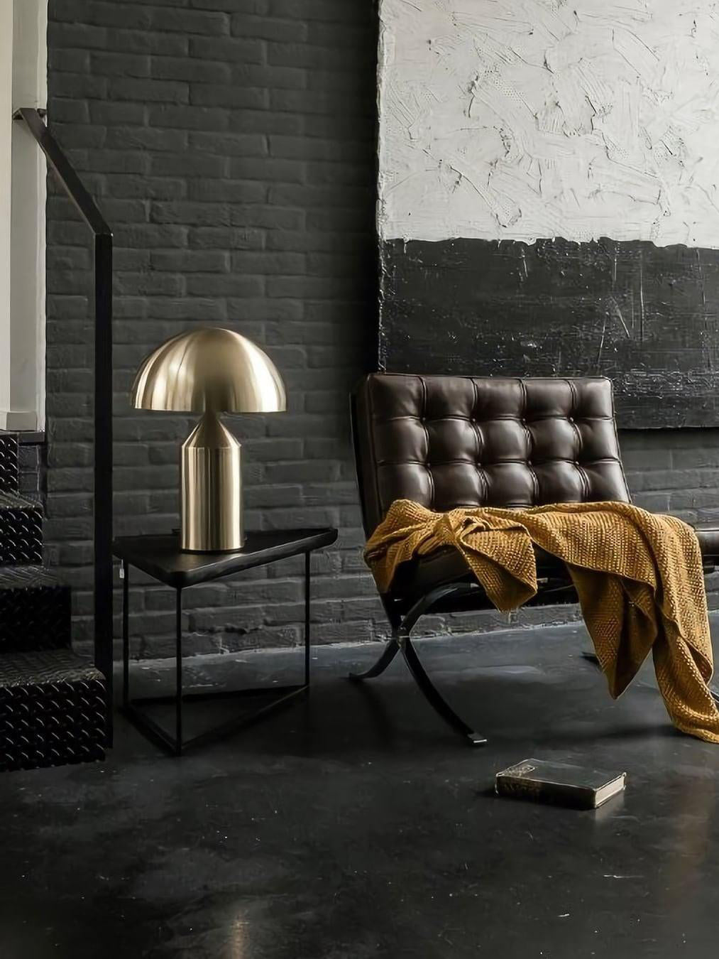 Modern Table Lamp  Geometric Metal Dome Design - Product detail 37