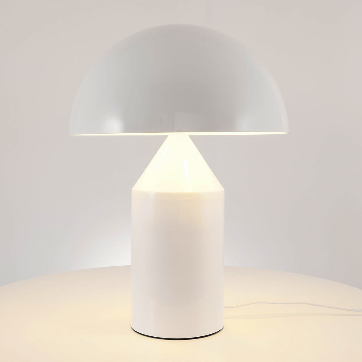 Modern Table Lamp  Geometric Metal Dome Design - Product example