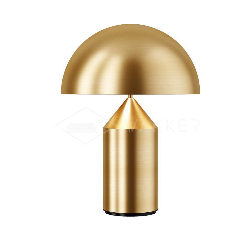 Modern Table Lamp  Brushed Gold Dome Design - Product detail 24
