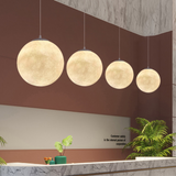 Moon Pendant Light  Lunar Pattern Hanging Globe - Product detail 4