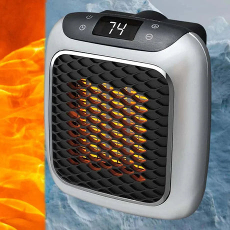 Portable Electric Space Heater  Digital Thermostat Ceramic Technology - Product showcase