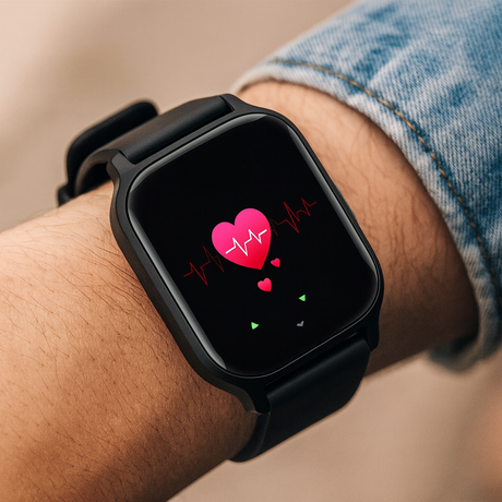Smart Fitness Watch  Heart Rate Monitor Bluetooth Tracker - Product showcase
