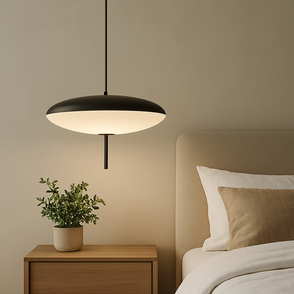Modern Pendant Light  Oval Glass LED Hanging Lamp - Product example