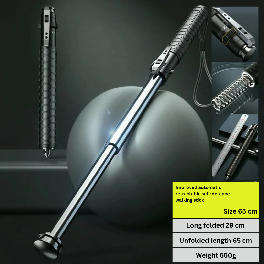 Tactical Walking Stick  Automatic Retractable Design - Product example