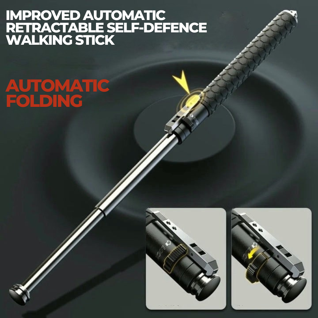 Tactical Walking Stick  Automatic Retractable Design - Product detail 6
