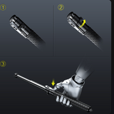 Tactical Walking Stick  Automatic Retractable Design - Product detail 7