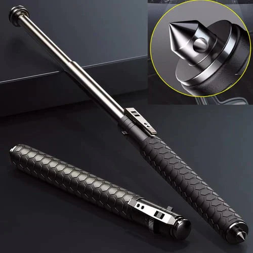 Adjustable Walking Stick  Automatic Folding Design With Quad Base - Product showcase