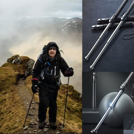 Adjustable Walking Stick  Automatic Folding Design With Quad Base - Product detail 6
