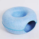 Round Pet Bed  Plush Donut Design With Anti-Slip Base - Product detail 7