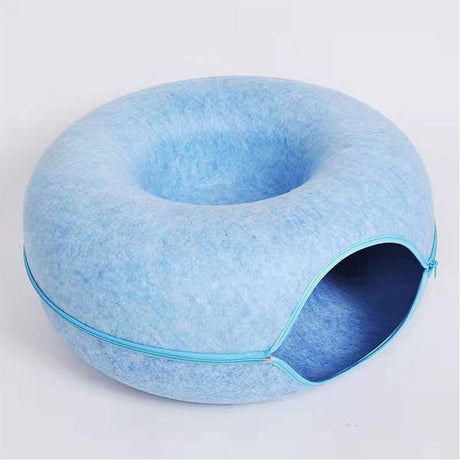 Round Pet Bed  Plush Donut Design With Anti-Slip Base - Product detail 7