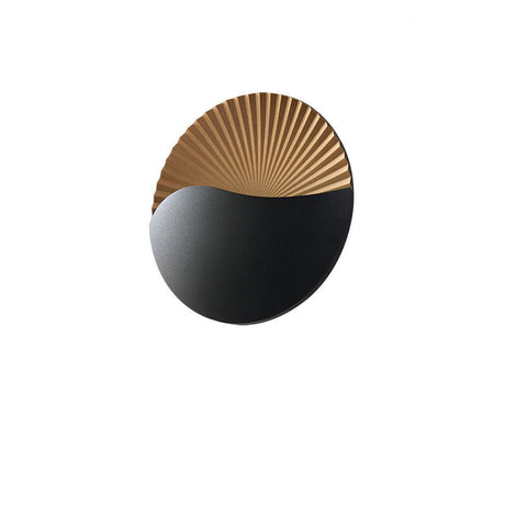 Modern Outdoor Wall Light  Round LED Garden Sconce - Product showcase