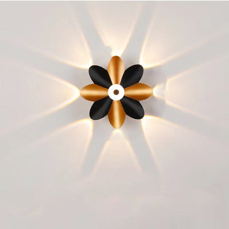 Modern LED Wall Light  Gold White Flower Design - Product detail 10