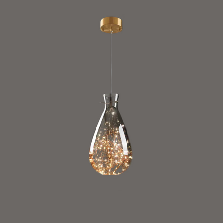 Modern Glass Pendant Light  Smoked Grey LED Collection - Product detail 21