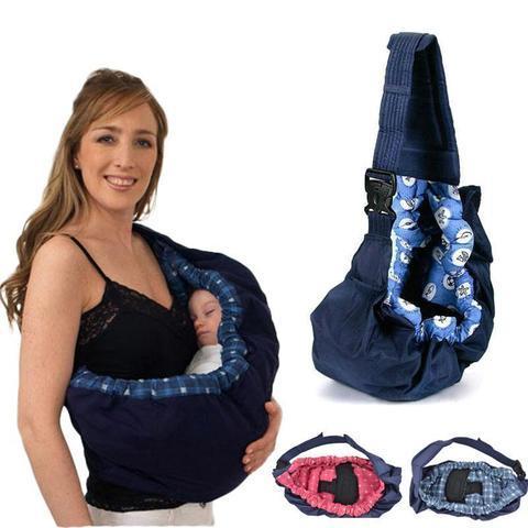 Newborn Baby Carrier Sling  Adjustable Comfort Wrap With Support Strap - Detailed view