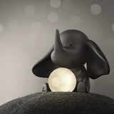 Decorative Elephant Table Lamp  Terracotta Resin Design - Product detail 23