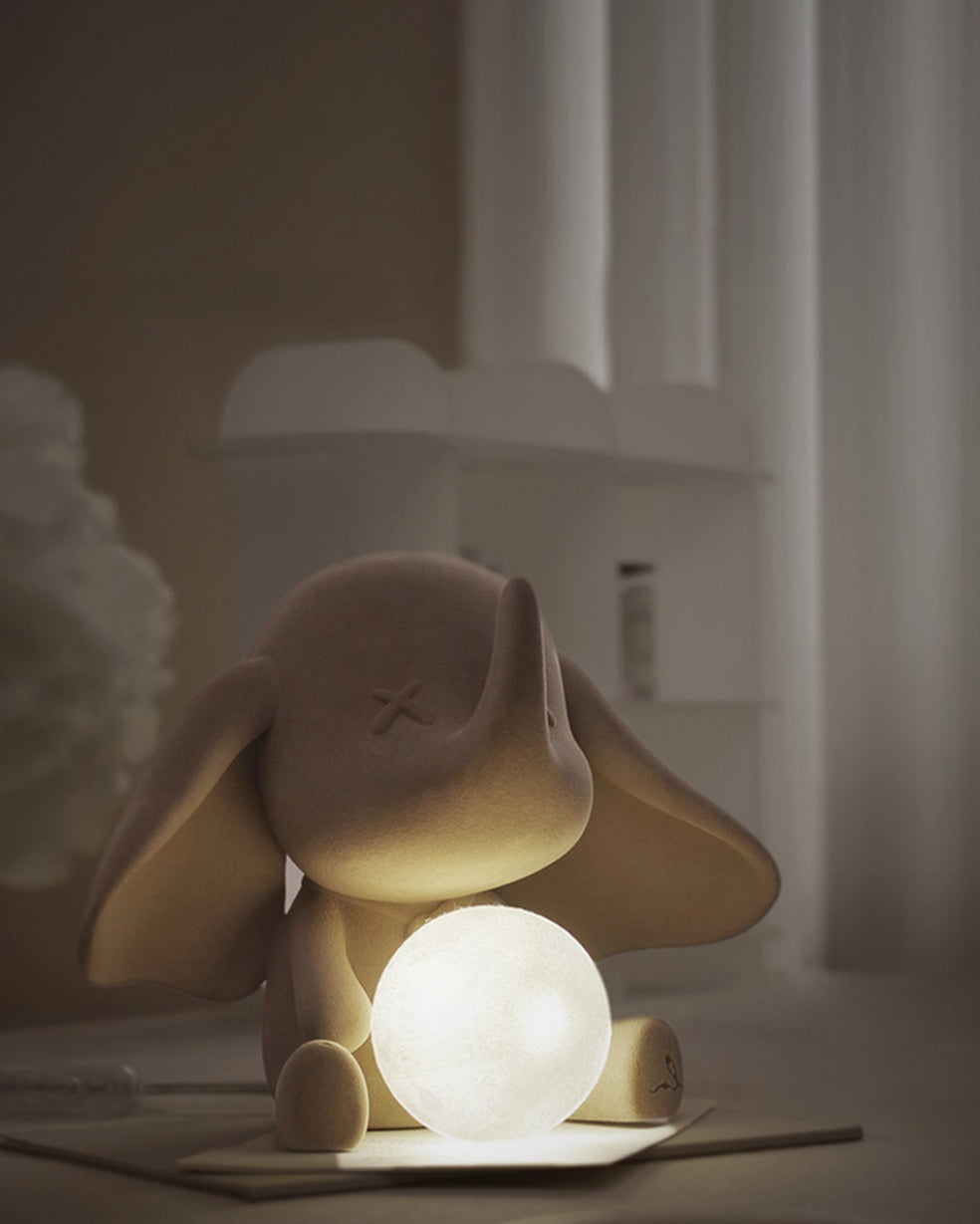 Decorative Elephant Table Lamp  Terracotta Resin Design - Product detail 24