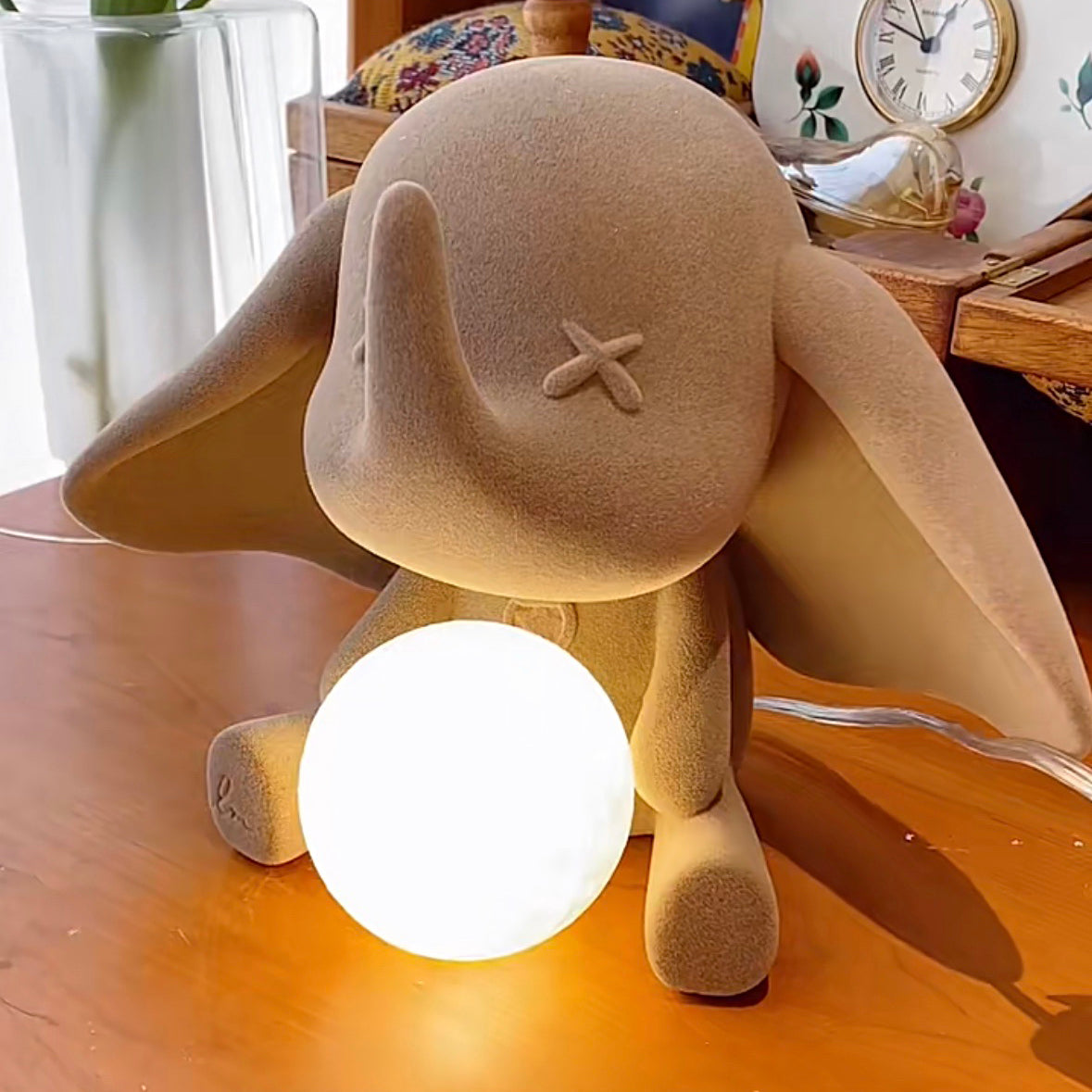 Decorative Elephant Table Lamp  Terracotta Resin Design - Product detail 19