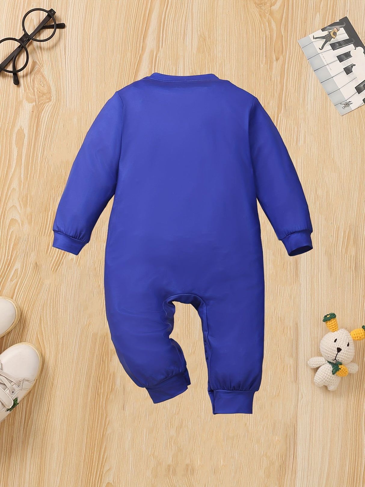 Anime Warrior Baby Jumpsuit  Character Armor Print Design - Detailed view