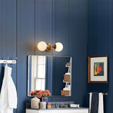 Modern Dual Globe Wall Light  Brass Metal Frame - Product detail 7