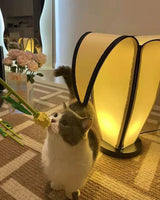 Artistic Table Lamp  Banana Leaf Design With Warm Glow - Product example