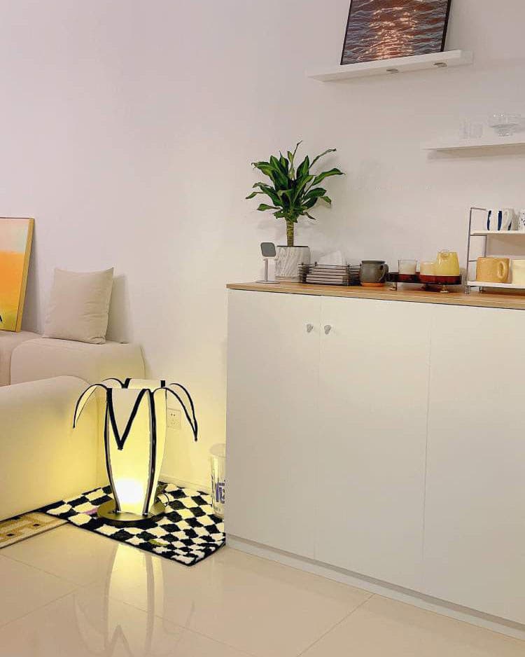 Artistic Table Lamp  Banana Leaf Design With Warm Glow - Product detail 21