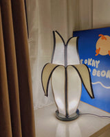 Artistic Table Lamp  Banana Leaf Design With Warm Glow - Product detail 30